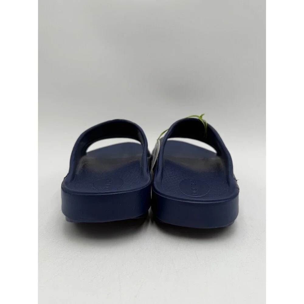 Oofos OOAHH Unisex NEW Slide Sandal Navy Multiple Sizes